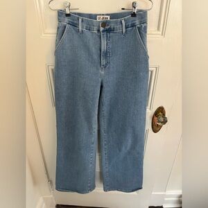 Le Jean Jude Trouser jeans, light wash, size 26